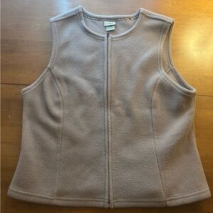 Vintage L.L. Bean Women's Fleece Vest Size Small